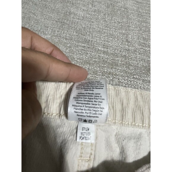 Time And Tru Pants Women’s Size 12 White Bootcut Jeans Cotton Stretch - Picture 7 of 13